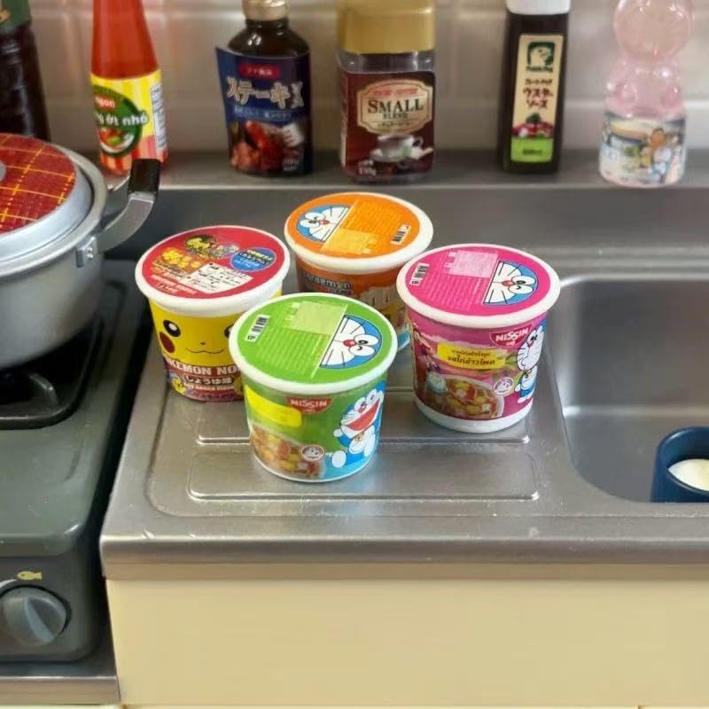 Amazon.co.jp: ドールハウス用ミニチュアカップ麺 カップヌードル 1点